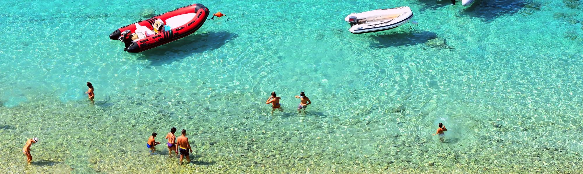 Urlaub im Ferienwohnungen mit Shuttle zum Hafen von Peschici für die Tremiti Inseln